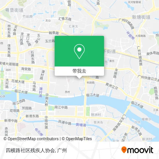 四横路社区残疾人协会地图