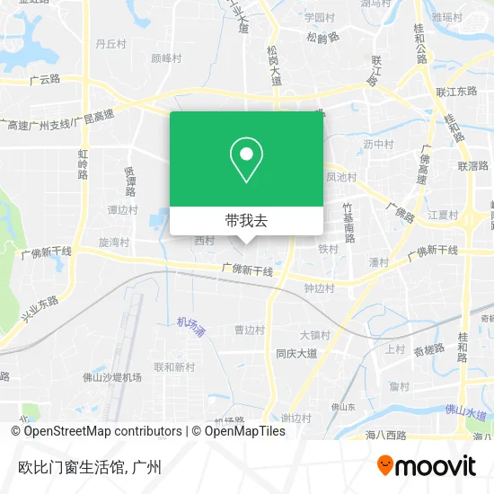欧比门窗生活馆地图