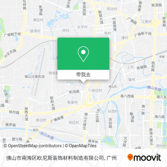佛山市南海区欧尼斯装饰材料制造有限公司地图