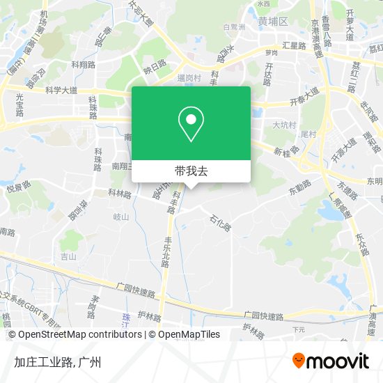 加庄工业路地图