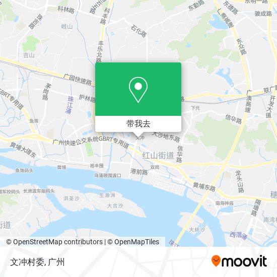 文冲村委地图