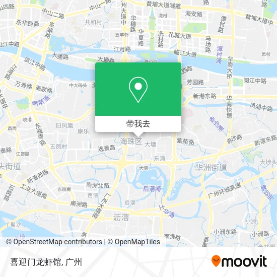 喜迎门龙虾馆地图