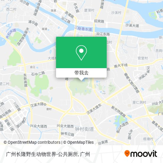 广州长隆野生动物世界-公共厕所地图