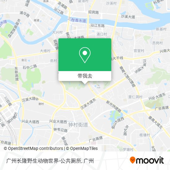 广州长隆野生动物世界-公共厕所地图