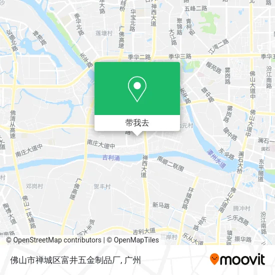 佛山市禅城区富井五金制品厂地图