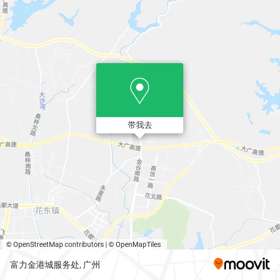 富力金港城服务处地图