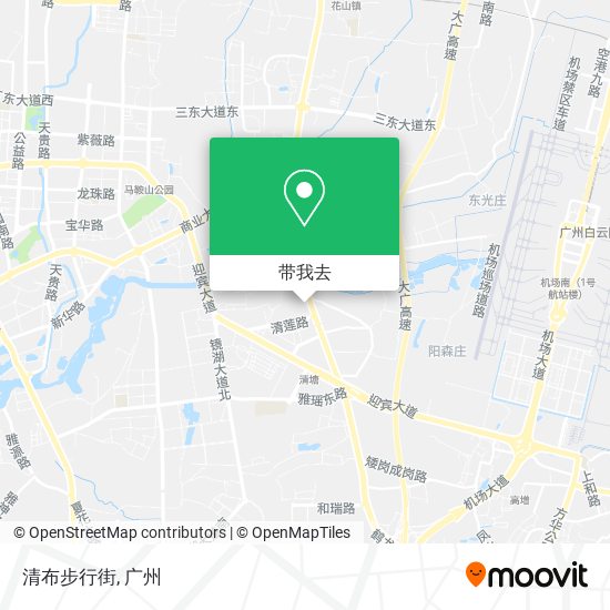 清布步行街地图