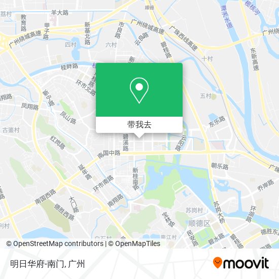 明日华府-南门地图