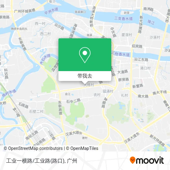 工业一横路/工业路(路口)地图