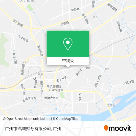 广州市鸿鹰财务有限公司地图