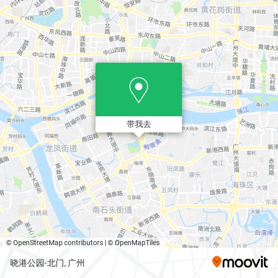 晓港公园-北门地图