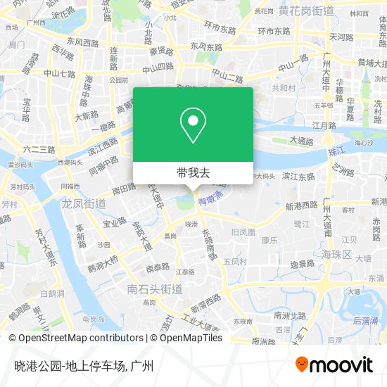 晓港公园-地上停车场地图