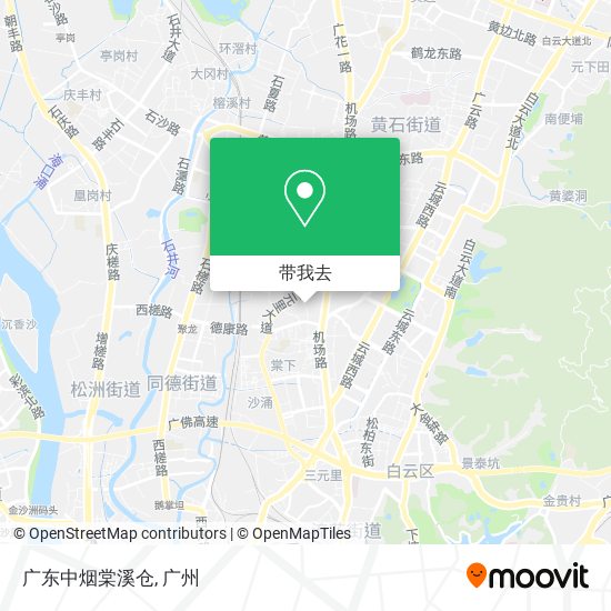 广东中烟棠溪仓地图
