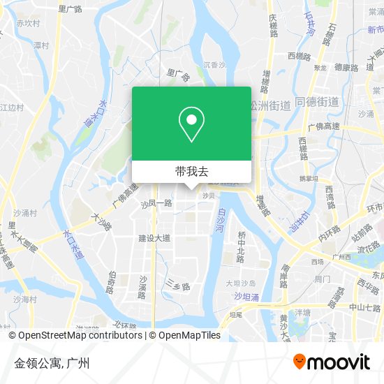 金领公寓地图
