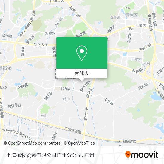 上海御牧贸易有限公司广州分公司地图