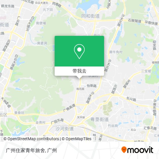 广州住家青年旅舍地图