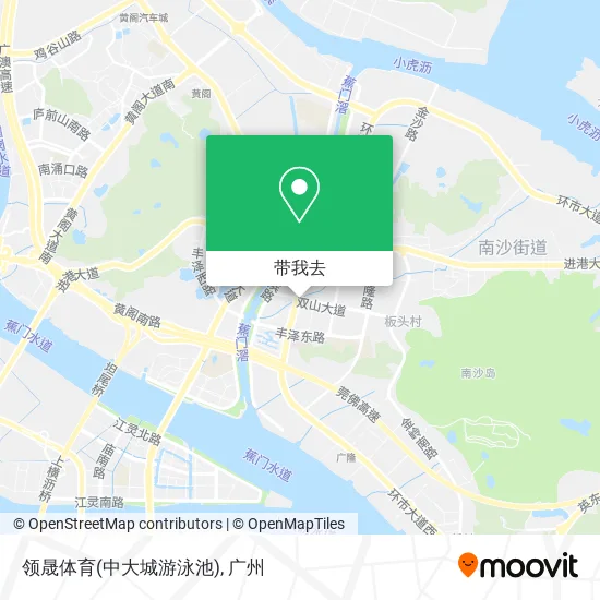 领晟体育(中大城游泳池)地图