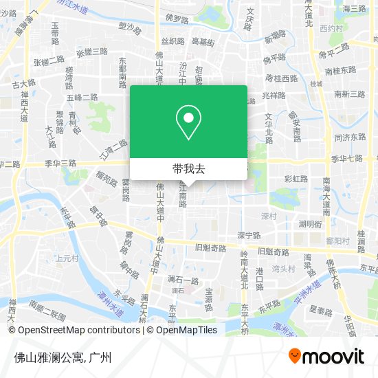佛山雅澜公寓地图