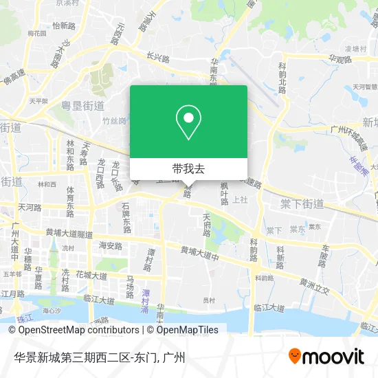华景新城第三期西二区-东门地图