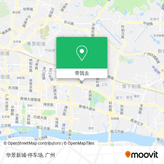 华景新城-停车场地图