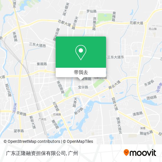 广东正隆融资担保有限公司地图