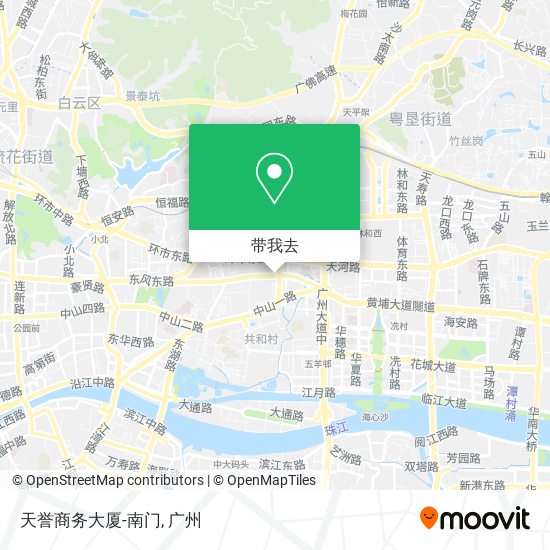 天誉商务大厦-南门地图