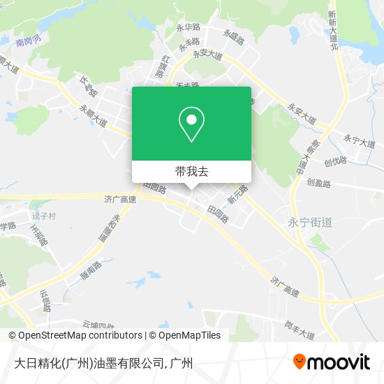 大日精化(广州)油墨有限公司地图
