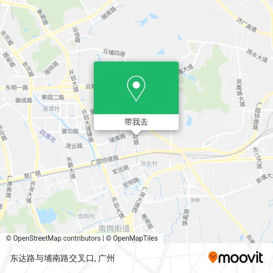 东达路与埔南路交叉口地图