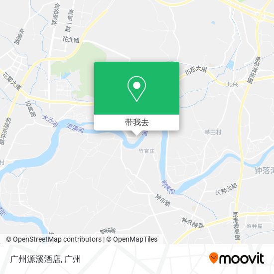 广州源溪酒店地图