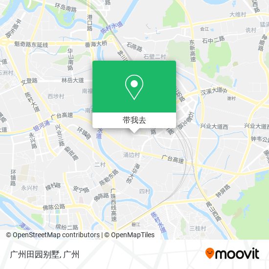 广州田园别墅地图