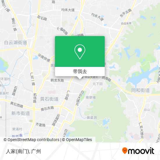人家(南门)地图