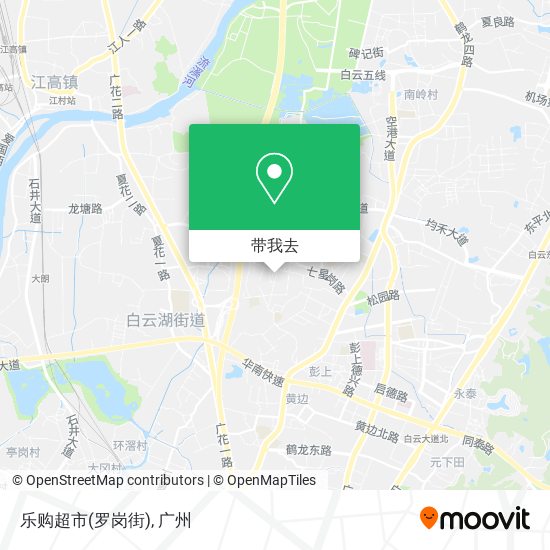 乐购超市(罗岗街)地图