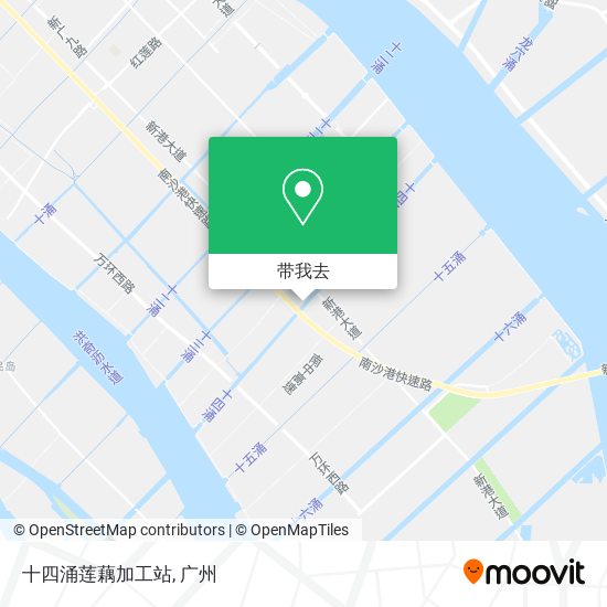 十四涌莲藕加工站地图