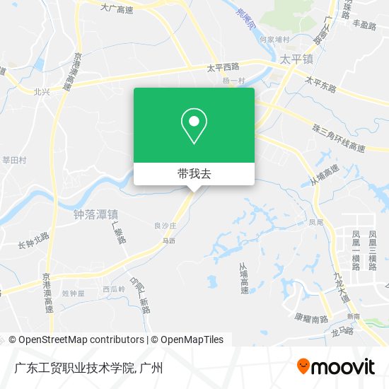广东工贸职业技术学院地图