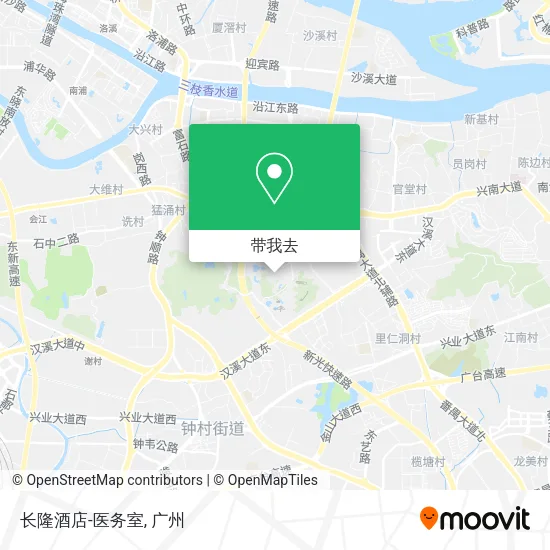 长隆酒店-医务室地图