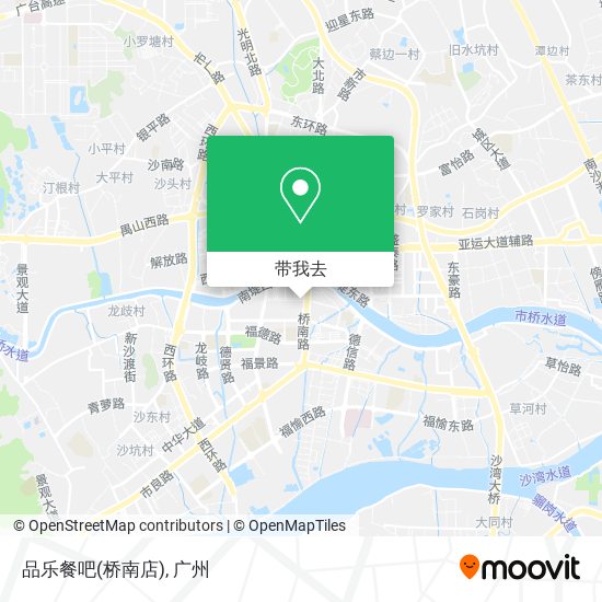 品乐餐吧(桥南店)地图