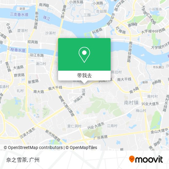 奈之雪茶地图