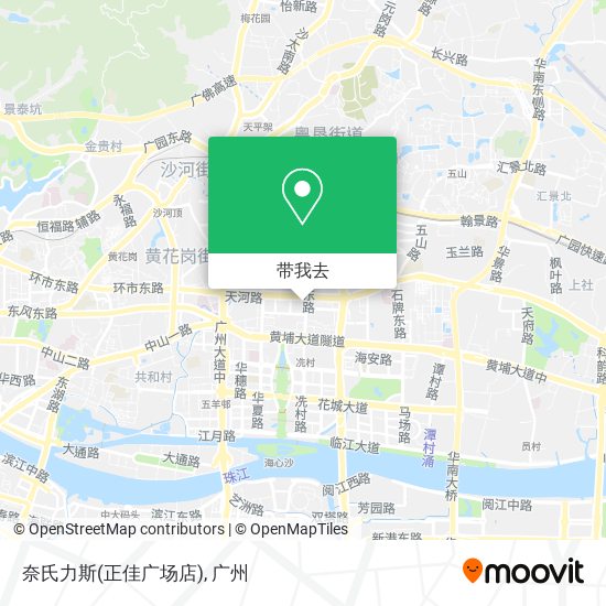 奈氏力斯(正佳广场店)地图