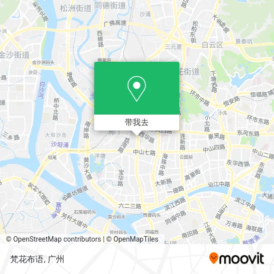 梵花布语地图
