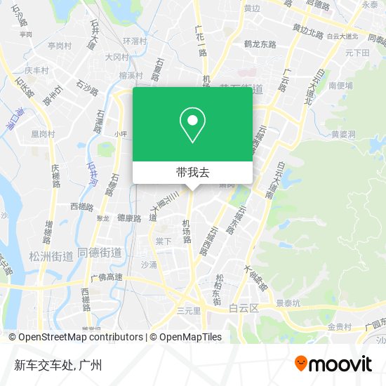新车交车处地图