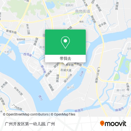 广州开发区第一幼儿园地图