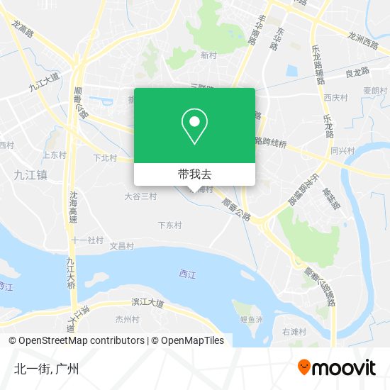 北一街地图