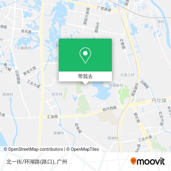 北一街/环湖路(路口)地图