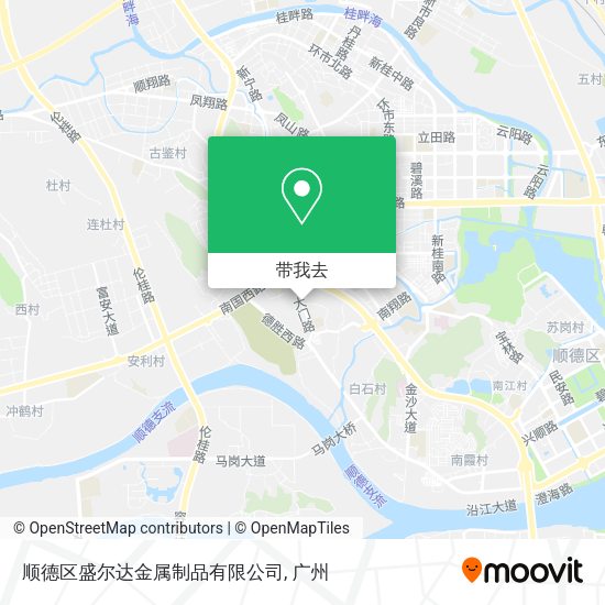 顺德区盛尔达金属制品有限公司地图