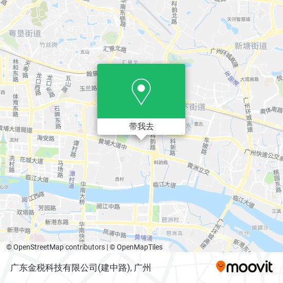 广东金税科技有限公司(建中路)地图