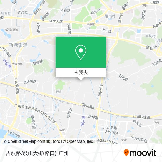 吉歧路/歧山大街(路口)地图