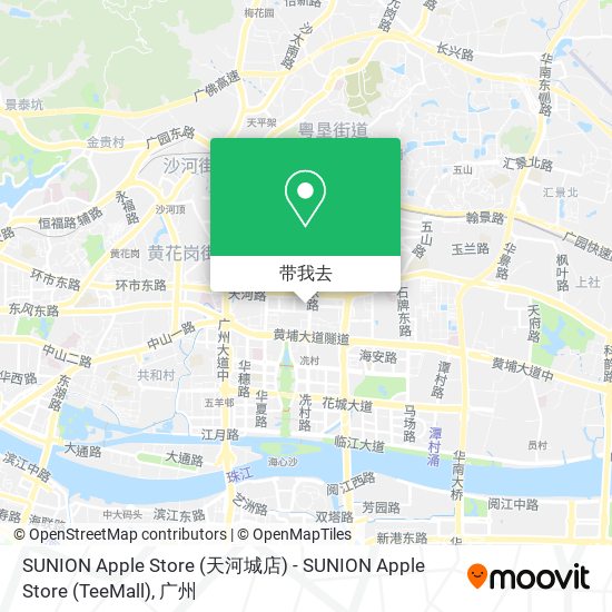 SUNION Apple Store (天河城店) - SUNION Apple Store (TeeMall)地图