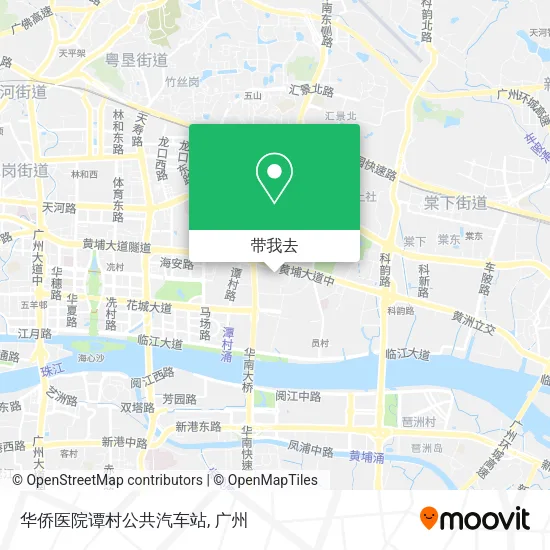 华侨医院谭村公共汽车站地图