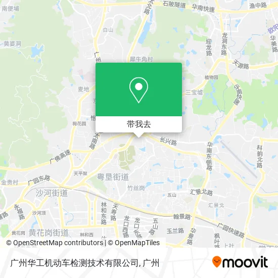广州华工机动车检测技术有限公司地图