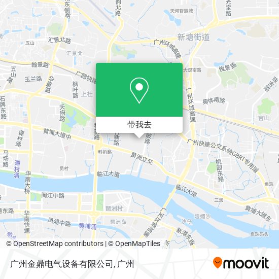 广州金鼎电气设备有限公司地图